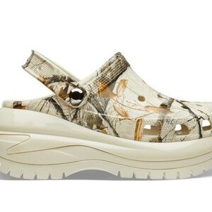 Crocs Mega Crush Clogs Bone Women’s Size 10 Platform Clogs Men’s 8 Unisex